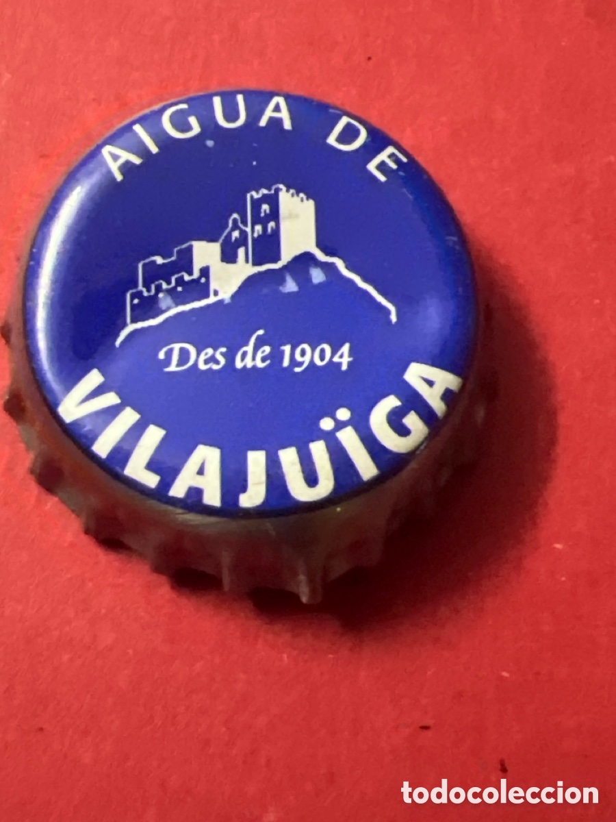 Otras Botellas y Bebidas Antiguas de colecci&oacute;n: T4/X2/P2. CHAPA AGUA EAU AIGUA DE VILAJUIGA.GIRONA
