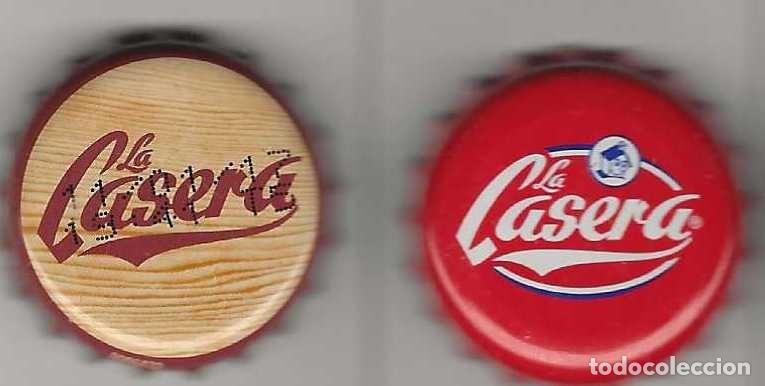 Otras botellas y bebidas antiguas de colecci&oacute;n: 3 chapas variadas La Casera - Foto 1