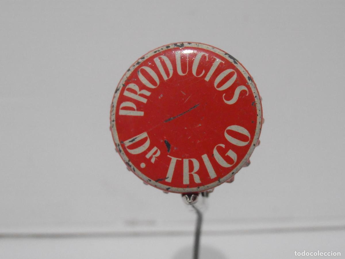 Otras Botellas y Bebidas Antiguas de colecci&oacute;n: ANTIGUA CHAPA, TAPON, CORONA, BEBIDA REFRESCO TRINARANJUS PRODUCTOS DR TRIGO CON CORCHO