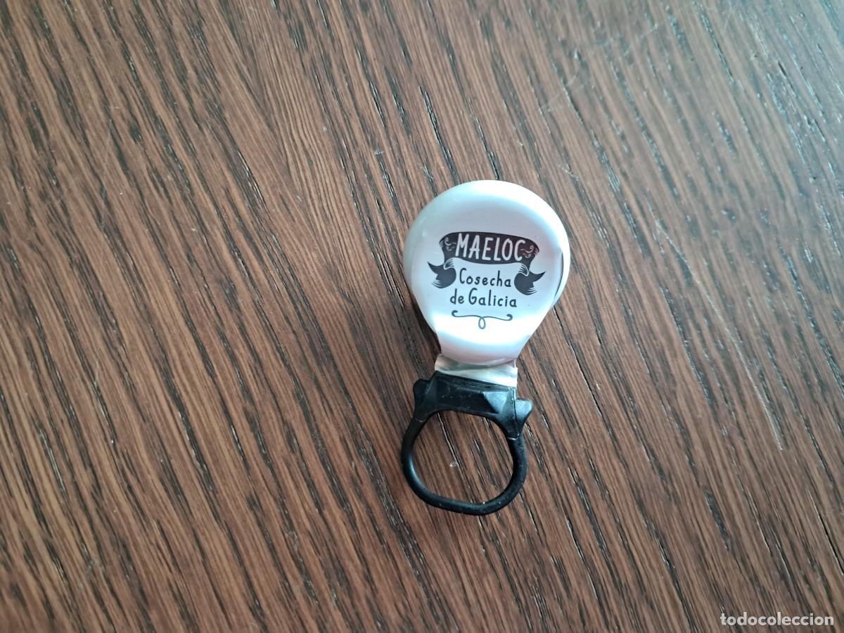 Otras Botellas y Bebidas Antiguas de colecci&oacute;n: chapa tirador de sidra, Maeloc, cosecha de Galicia.