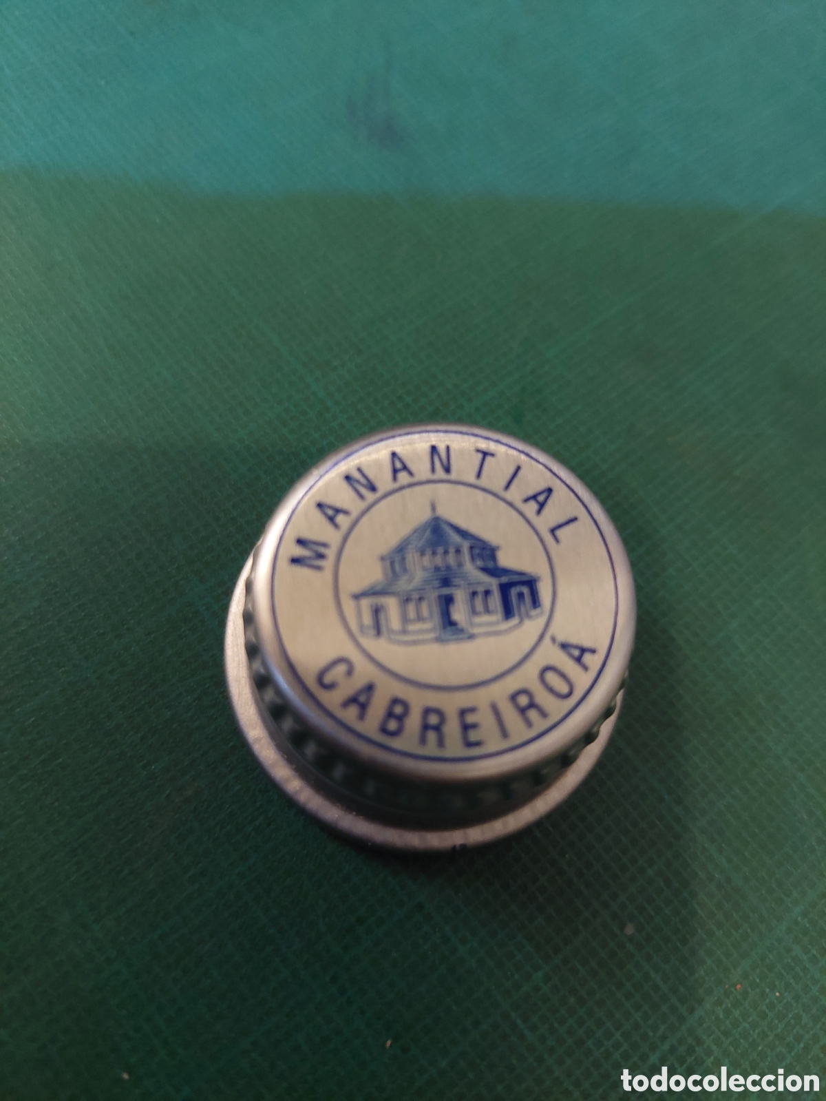 Otras Botellas y Bebidas Antiguas de colecci&oacute;n: CHAPA AGUA MINERAL NATURAL CABREIROA