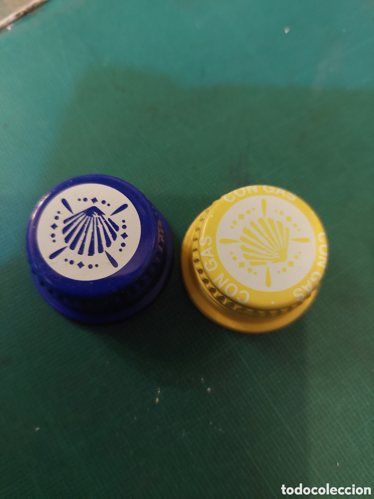 Otras Botellas y Bebidas Antiguas de colecci&oacute;n: CHAPAS AGUA MINERAL NATURAL GALICIA VIERA