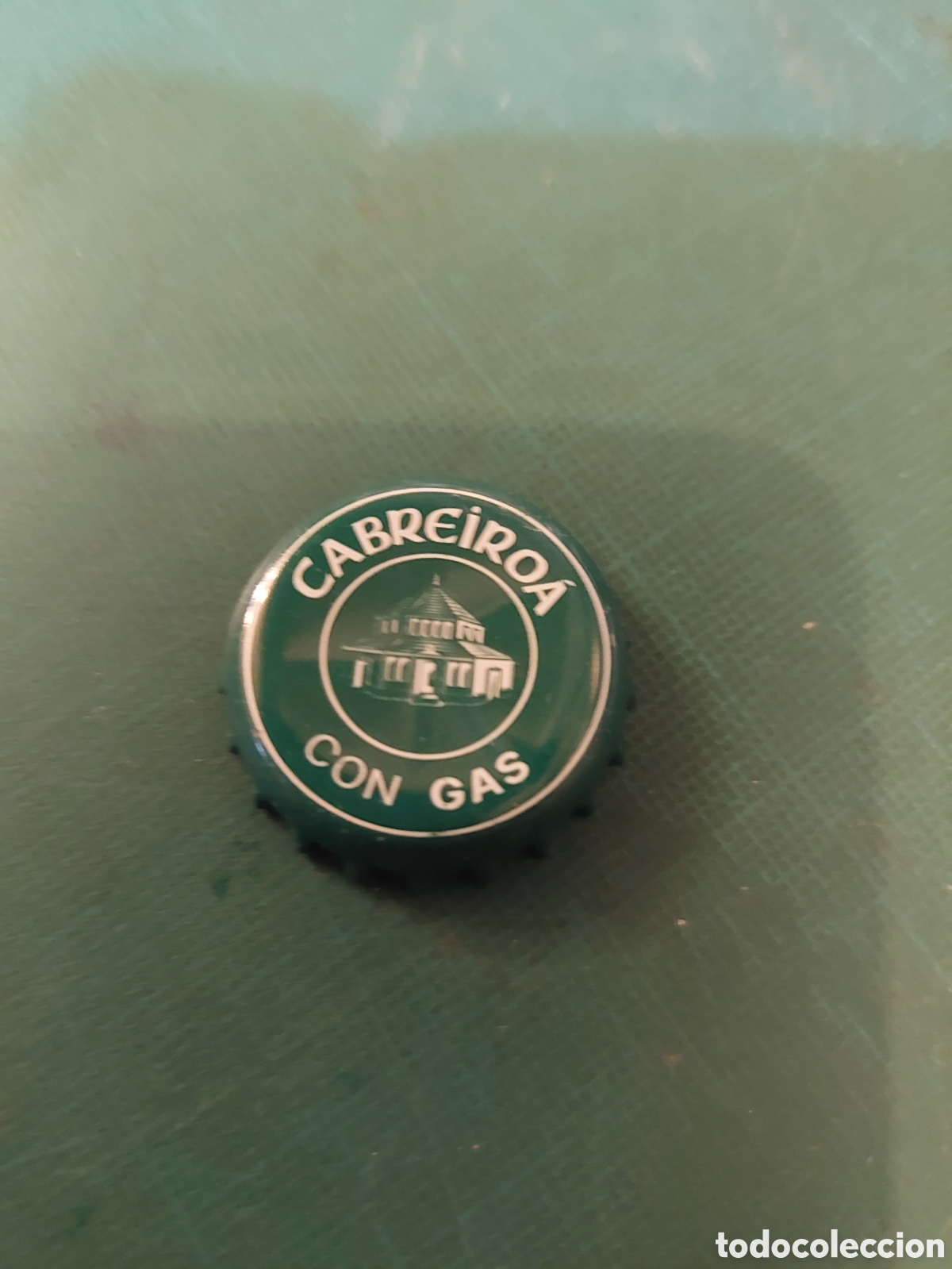 Otras Botellas y Bebidas Antiguas de colecci&oacute;n: CHAPA AGUA MINERAL NATURAL GALICIA CABREIROA CON GAS