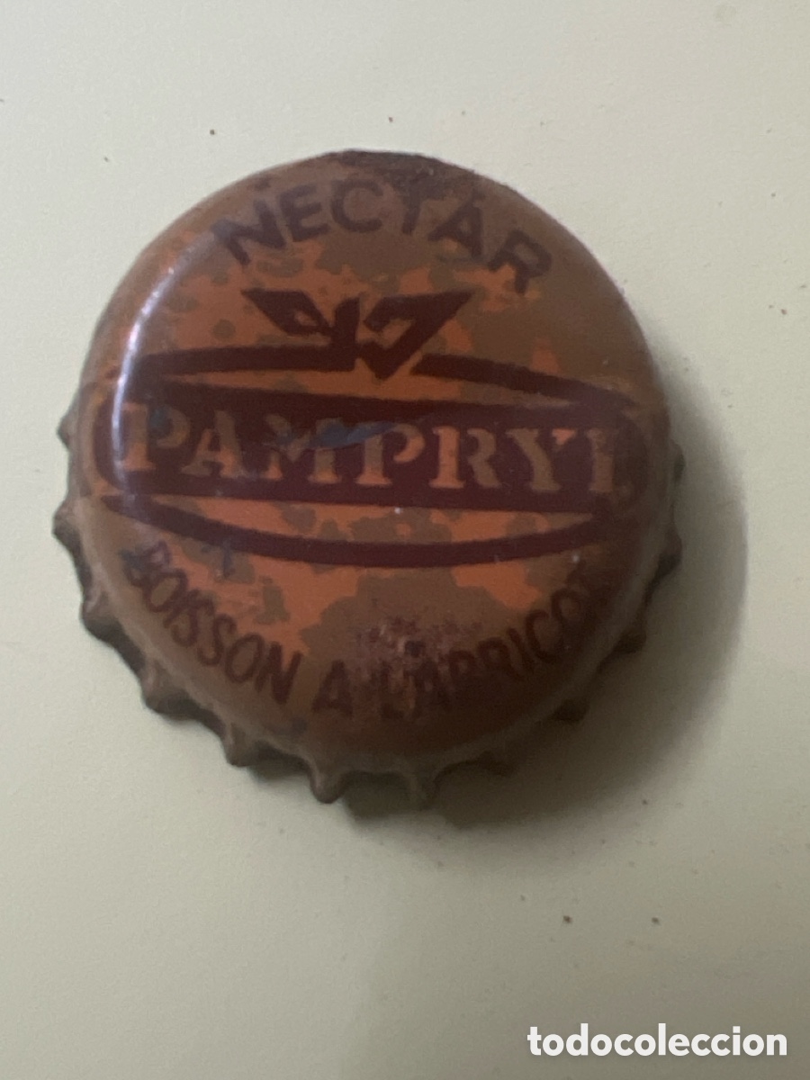 Otras Botellas y Bebidas Antiguas de colecci&oacute;n: T4/X5/i5. CHAPA Bebida de frutas u hortalizas - FRANCIA - Pampryl