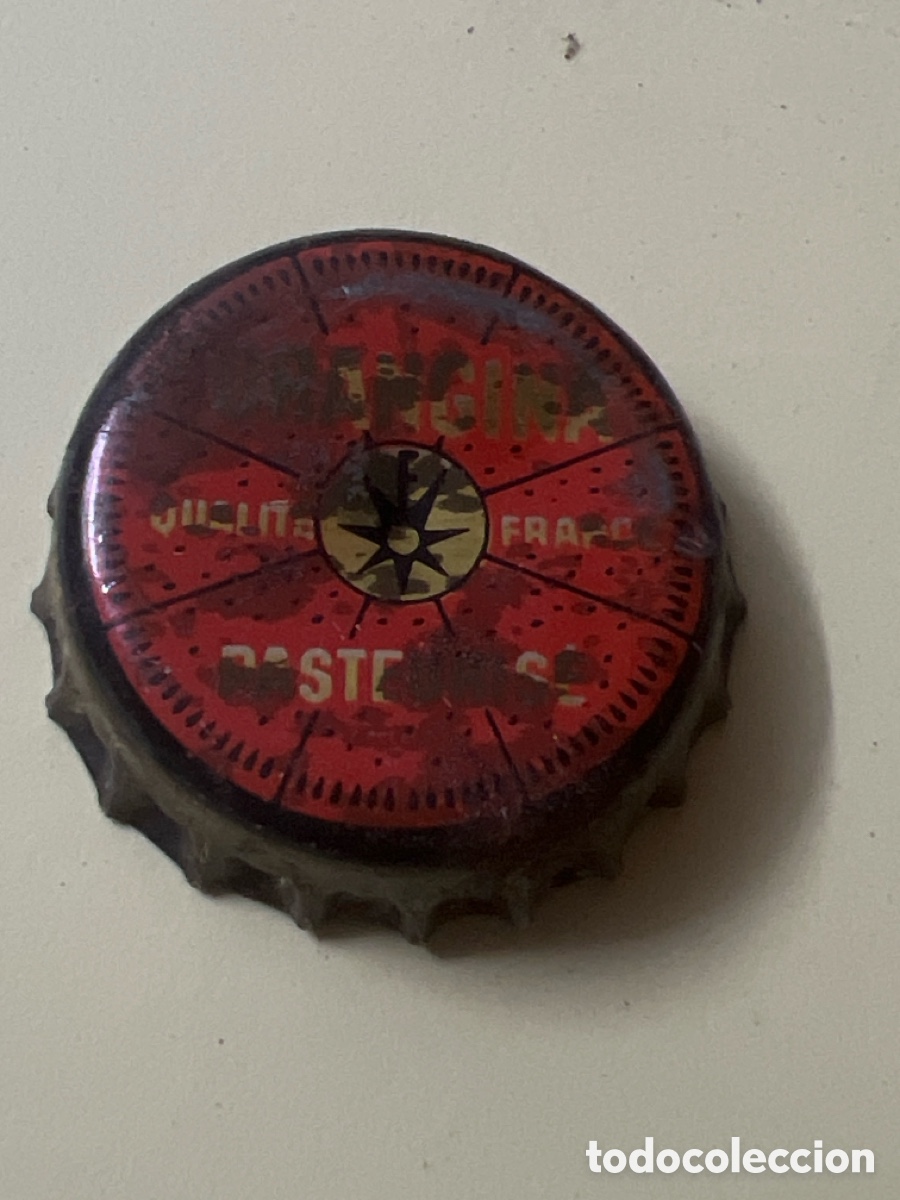 Otras Botellas y Bebidas Antiguas de colecci&oacute;n: G137. CHAPA - ANTIGUA - ORANGINA