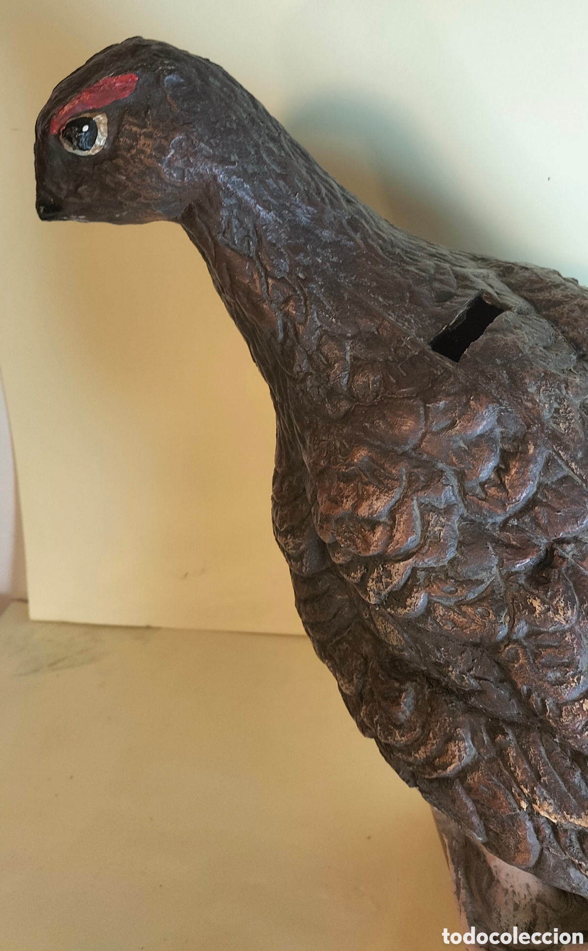 Otras Botellas y Bebidas Antiguas de colecci&oacute;n: Publicidad de bar The Famous Grouse.