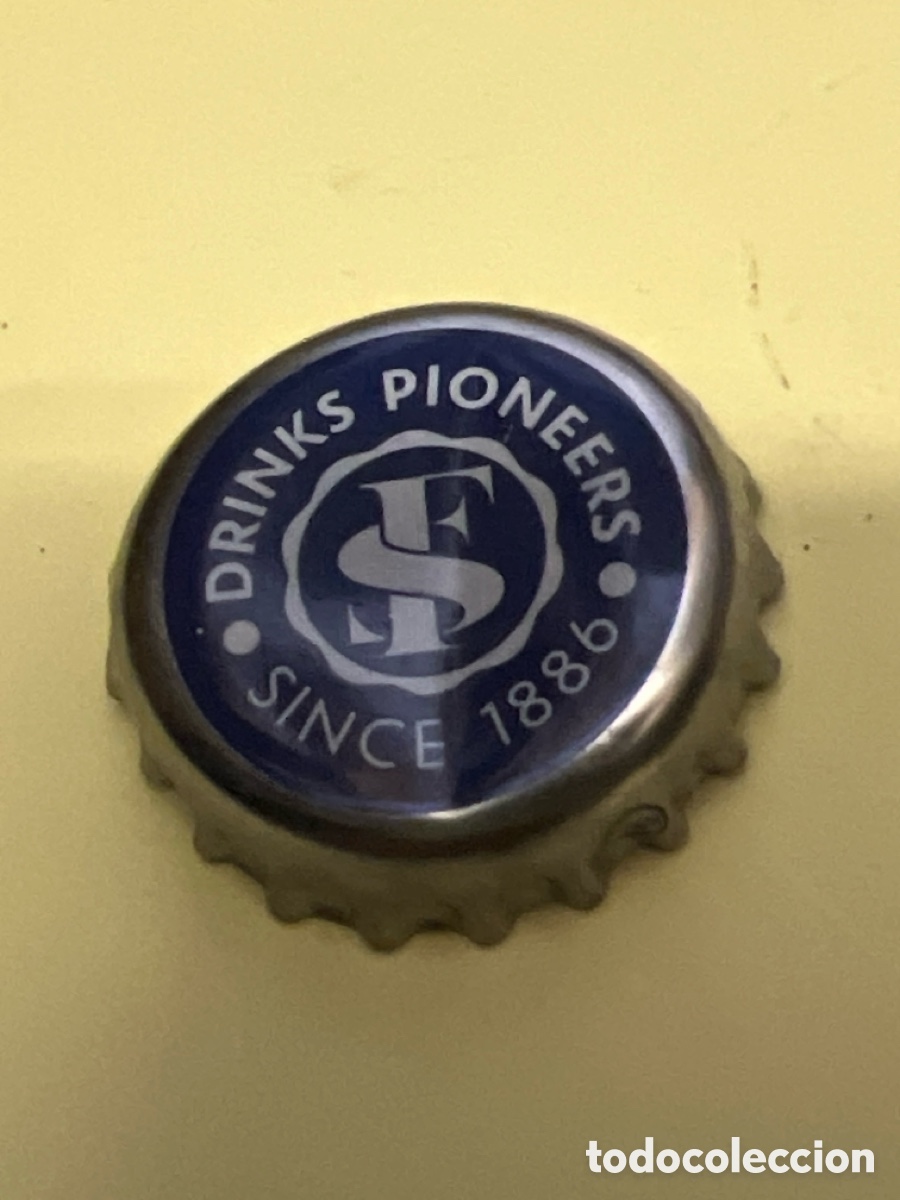 Otras Botellas y Bebidas Antiguas de colecci&oacute;n: T4/X16/A4/6. Tap&oacute;n corona. Refresco. FS Drinks, pioneros desde 1886. Reino Unido. 2022 Rusia