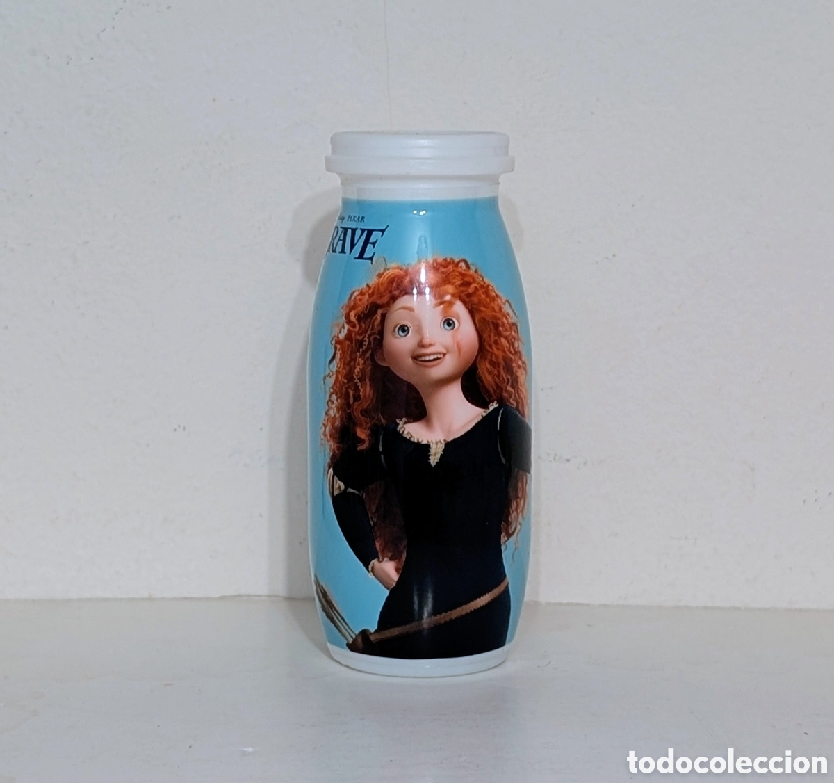 Otras Botellas y Bebidas Antiguas de colecci&oacute;n: Botella envase Actimel Brave. Disney Pixar