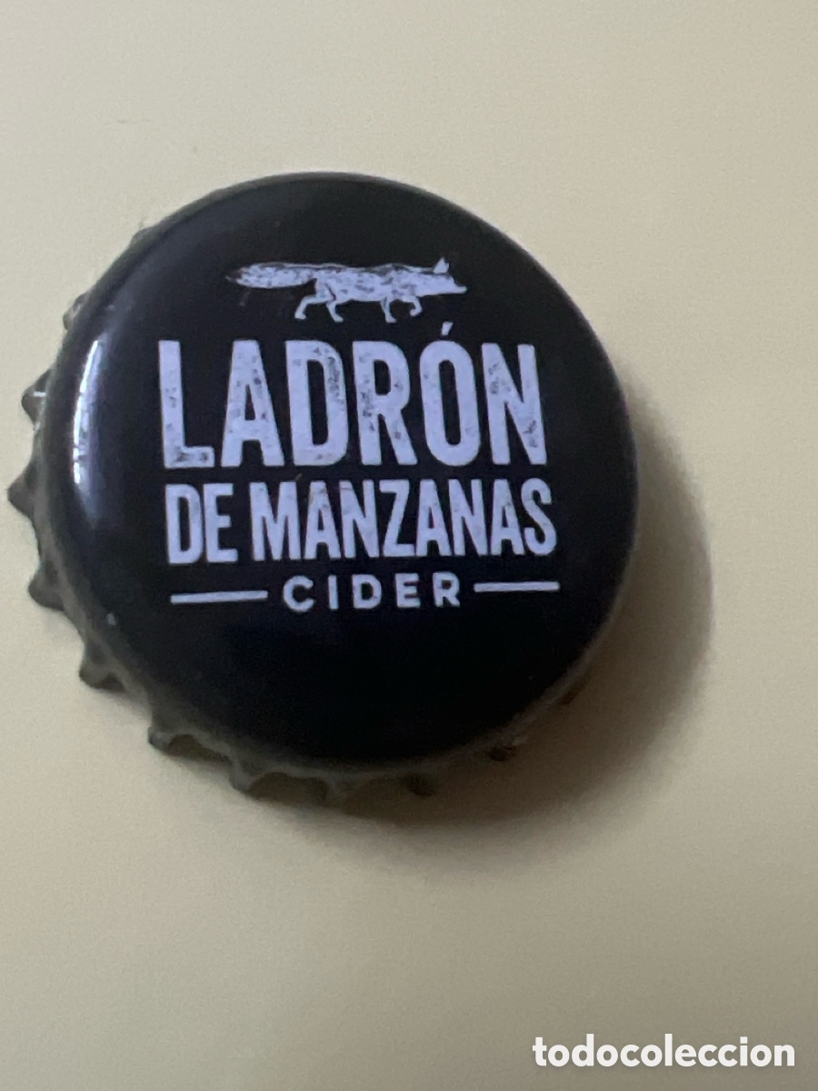 Otras Botellas y Bebidas Antiguas de colecci&oacute;n: T4/X12/P1. CHAPA SIDRA LADRON DE MANZANAS - CIDER