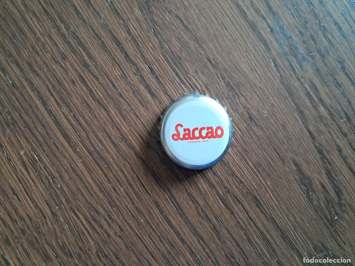 Otras Botellas y Bebidas Antiguas de colecci&oacute;n: chapa tap&oacute;n corona de batido de chocolate, Laccao. Mallorca.