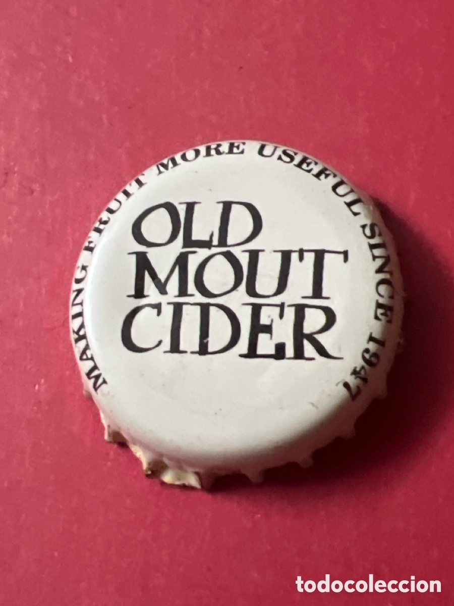 Otras Botellas y Bebidas Antiguas de colecci&oacute;n: T4/X15/L2. TAP&Oacute;N CORONA BOTTLE CAP CHAPA SIDRA OLD MOUT CIDER.NUEVA ZELANDA