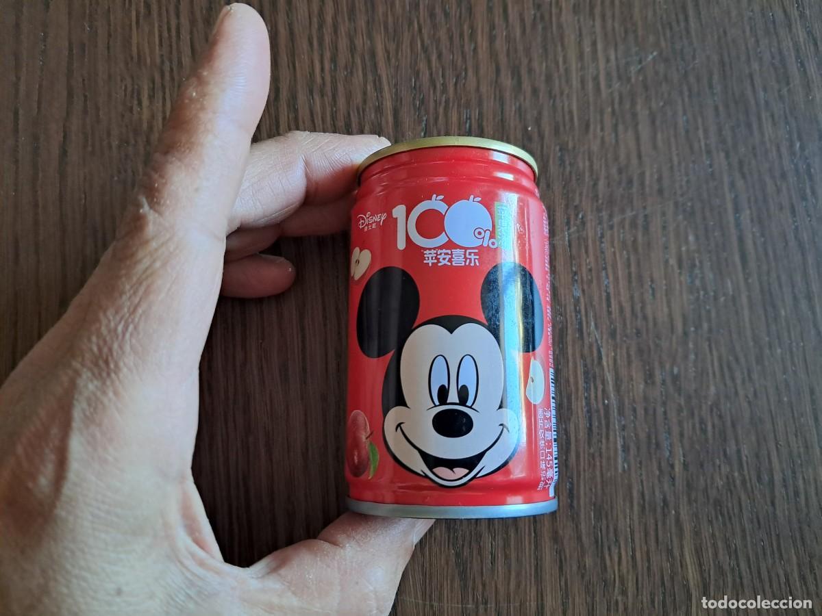 Otras Botellas y Bebidas Antiguas de colecci&oacute;n: lata de bebida, zumo de manzana, Disney , China.