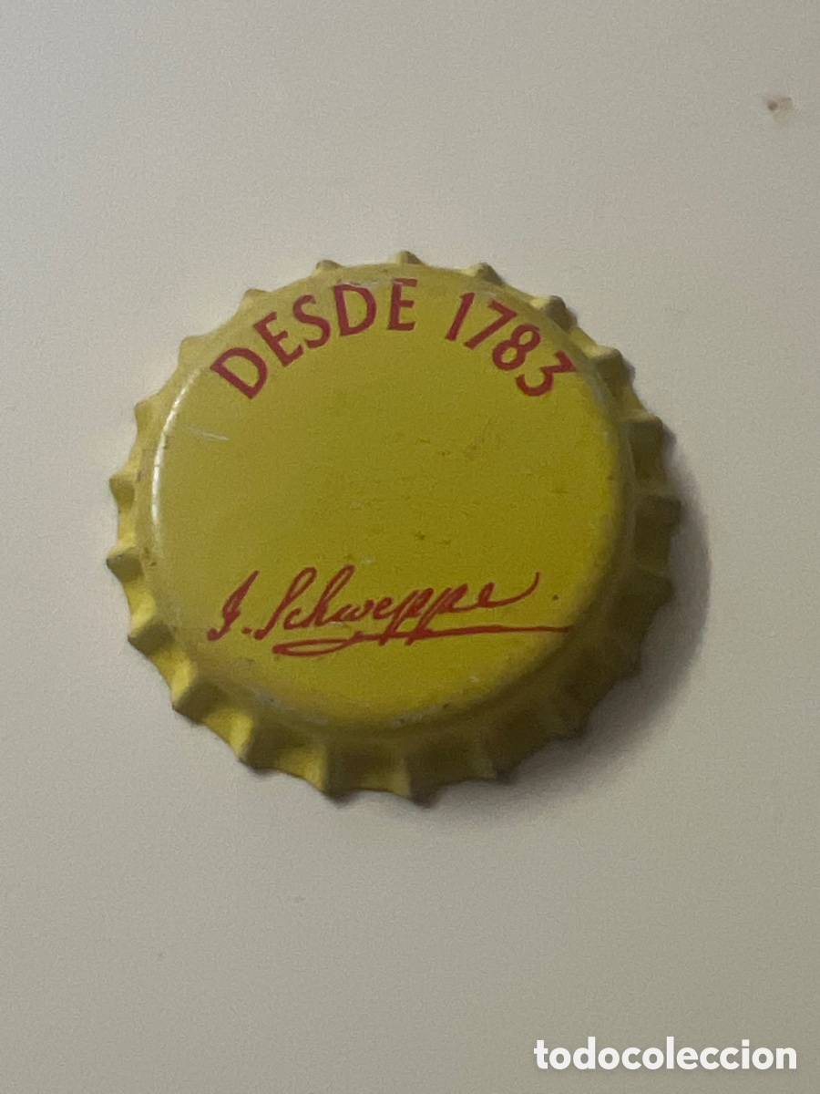 Otras Botellas y Bebidas Antiguas de colecci&oacute;n: T4/X20/B6. CHAPA CORONA SCHWEPPES DESDE 1783 SIN USAR