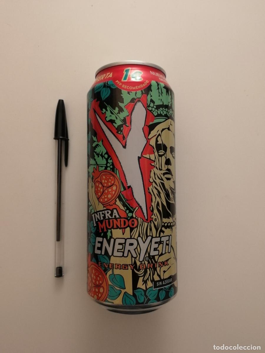 Otras Botellas y Bebidas Antiguas de colecci&oacute;n: LATA VACIA - BOTE BEBIDA ENERGETICA ENERYETI INFRAMUNDO - BEBIDA OFICIAL SELECCION ESPA&Ntilde;OLA