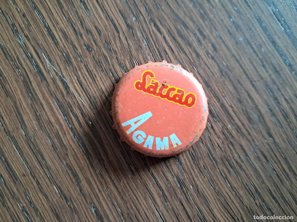 Otras Botellas y Bebidas Antiguas de colecci&oacute;n: chapa tap&oacute;n corona de batido de chocolate, Laccao, Agama. Baleares.