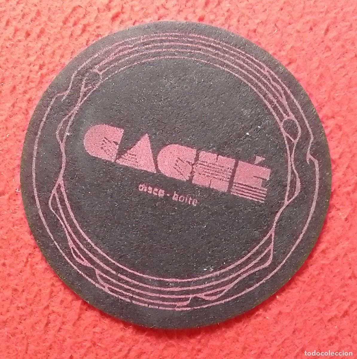 Otras Botellas y Bebidas Antiguas de colecci&oacute;n: ANTIGUO POSAVASOS OLD COASTER MAT DISCOTHEQUE BO&Icirc;TE DISCOTECA DISCO CACH&Eacute; &iquest; MADRID ? VER FOTOS...