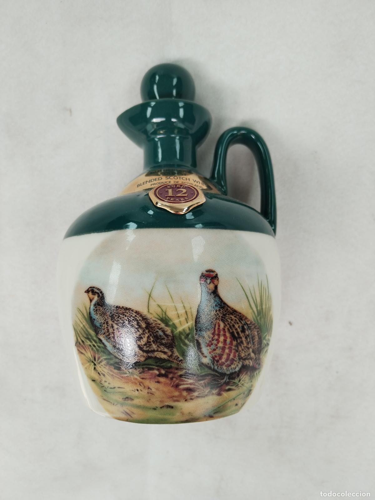 Otras Botellas y Bebidas Antiguas de colecci&oacute;n: botella perdices rut4erford's oldest blende scotch whisky