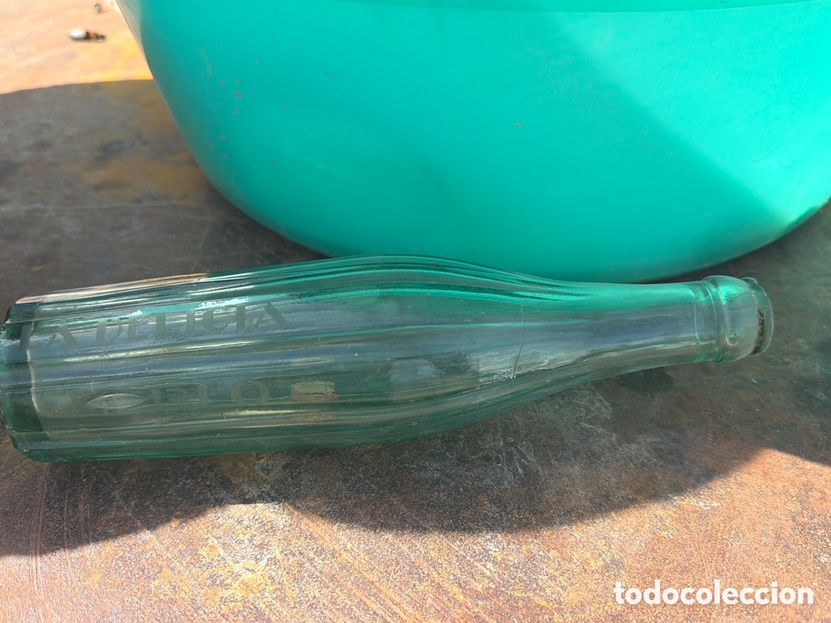 Otras Botellas y Bebidas Antiguas de colecci&oacute;n: La delicia merlo antigua botella muy rara