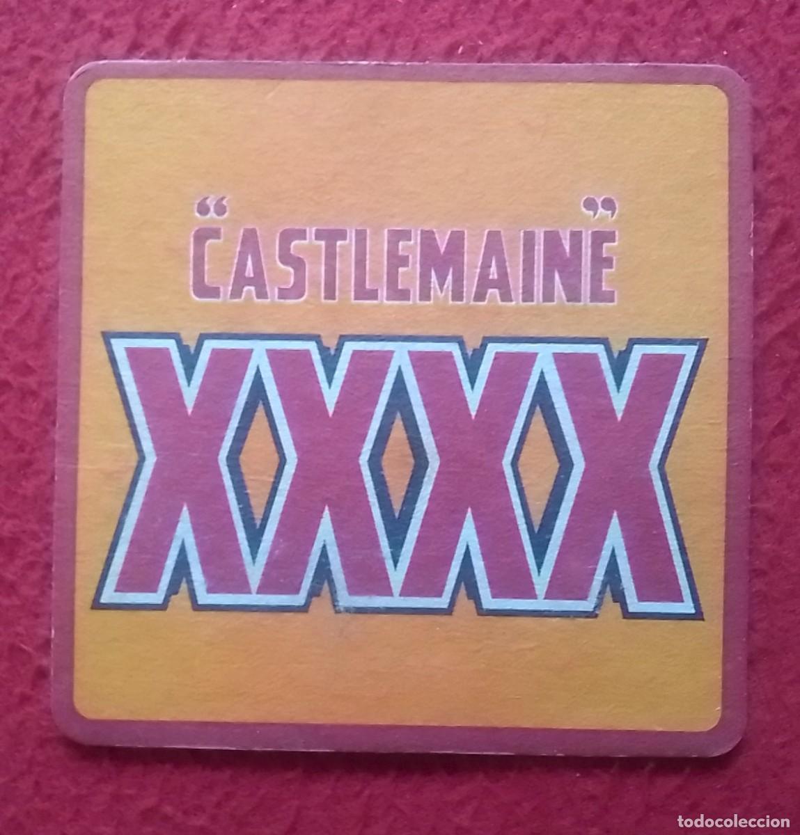 Otras Botellas y Bebidas Antiguas de colecci&oacute;n: ANTIGUO POSAVASOS OLD COASTER MAT CASTLEMAINE XXXX BEER BIER BI&Egrave;RE BIRRA CERVEJA..&iquest; AUSTRALIA ?...