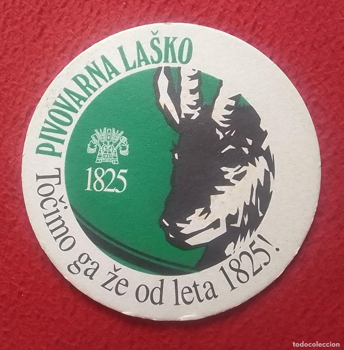 Otras Botellas y Bebidas Antiguas de colecci&oacute;n: POSAVASOS COASTER MAT PIVOVARNA LASKO PIVO..CERVEZA ? BEER ? CERVEJA ? BIER ? BIERE ? ESLOVENIA ?..