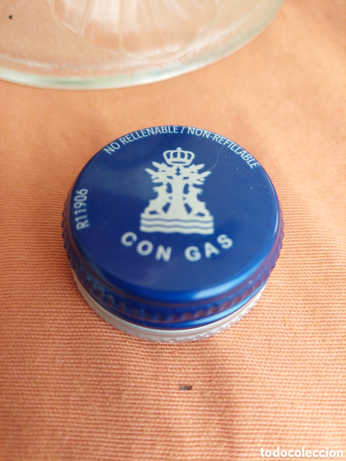Otras Botellas y Bebidas Antiguas de colecci&oacute;n: SOILAN TAPON CHAPA AGUA MINERAL NATURAL ESPA&Ntilde;A
