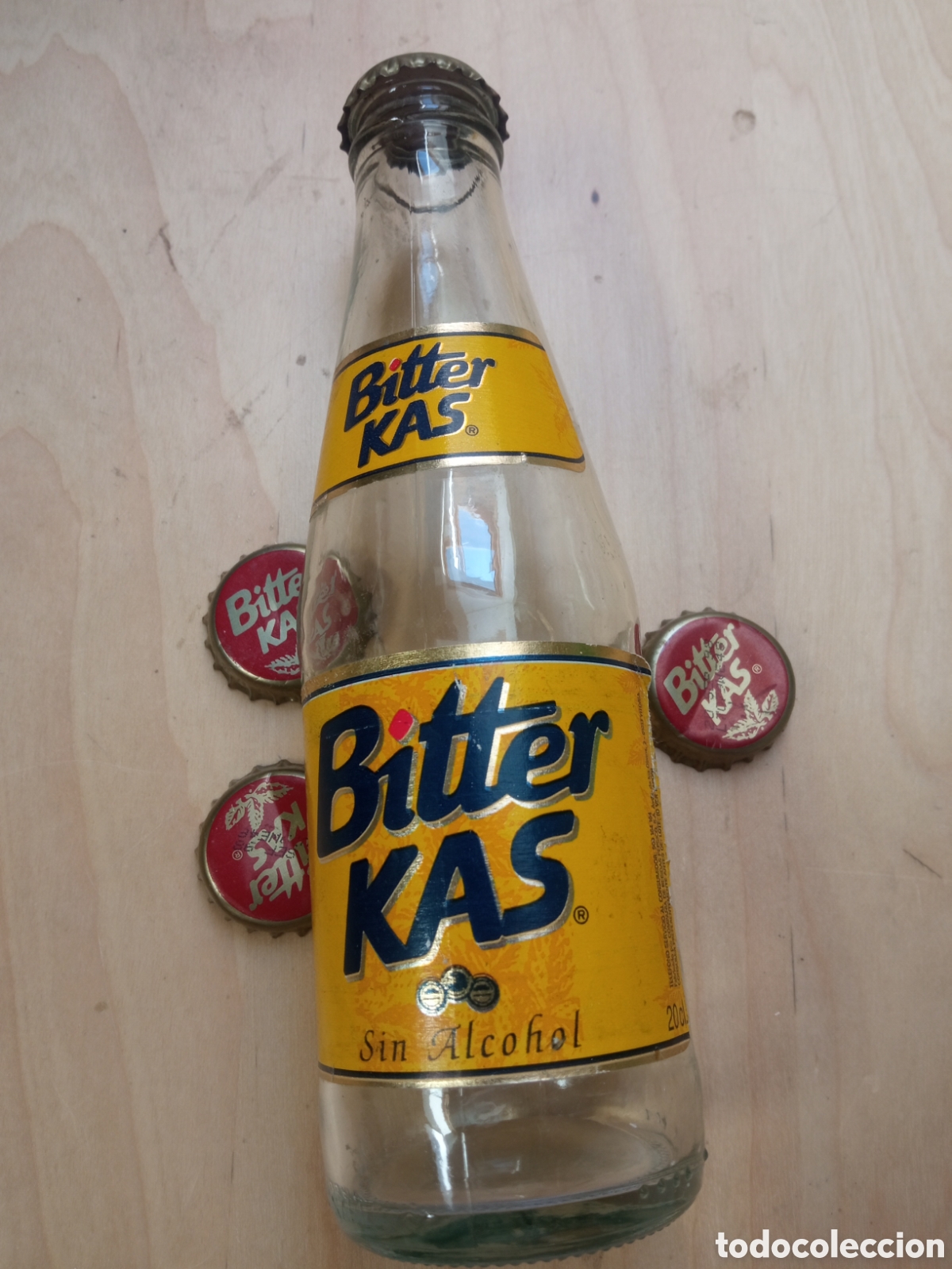 Otras Botellas y Bebidas Antiguas de colecci&oacute;n: Botell&iacute;n bitter kas sin alcohol 20 cl.