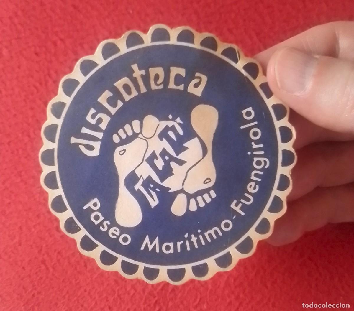 Otras Botellas y Bebidas Antiguas de colecci&oacute;n: ANTIGUO POSAVASOS OLD COASTER MAT DISCOTECA TACAT&Uacute; DISCO DISCOTEQUE..FUENGIROLA..EL CABALLO LOCO...