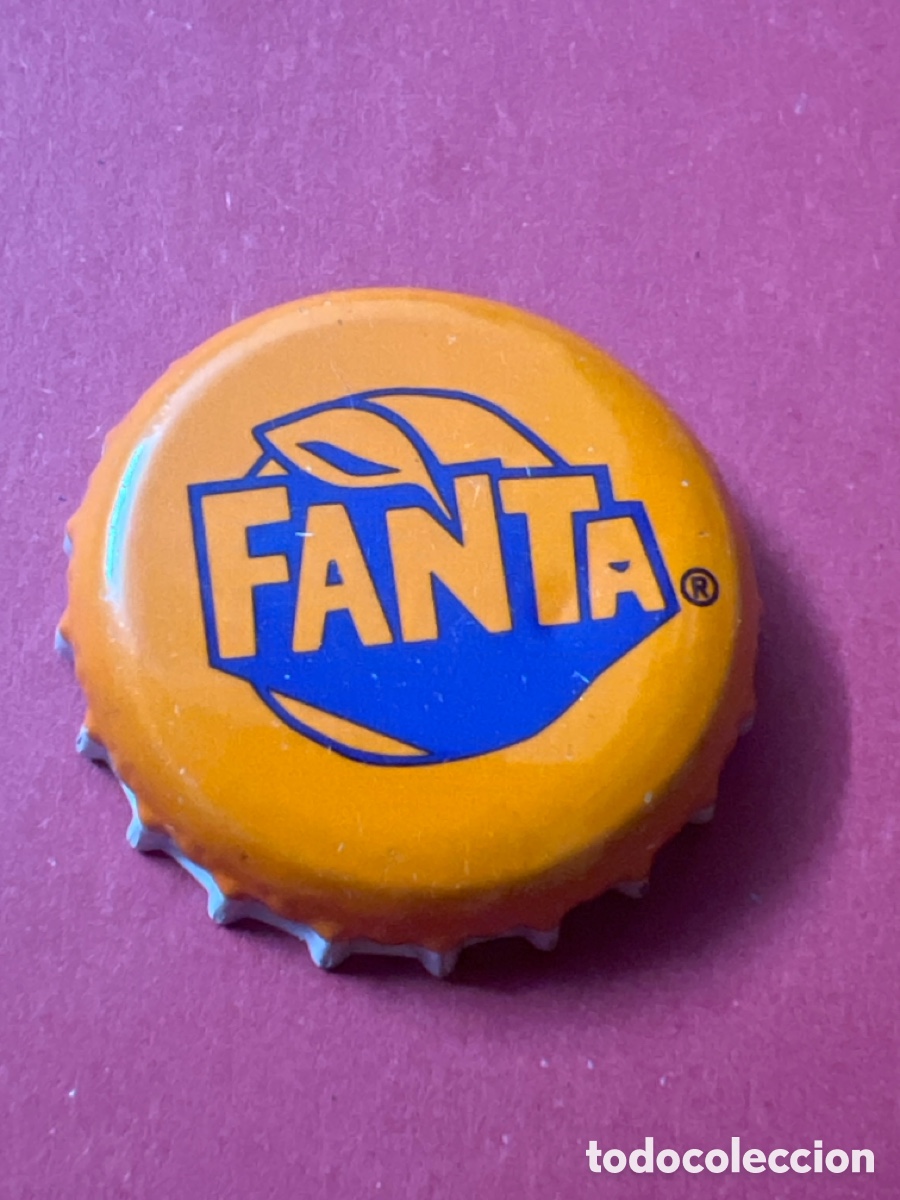 Otras Botellas y Bebidas Antiguas de colecci&oacute;n: E701. Chapa Fanta Naranja
