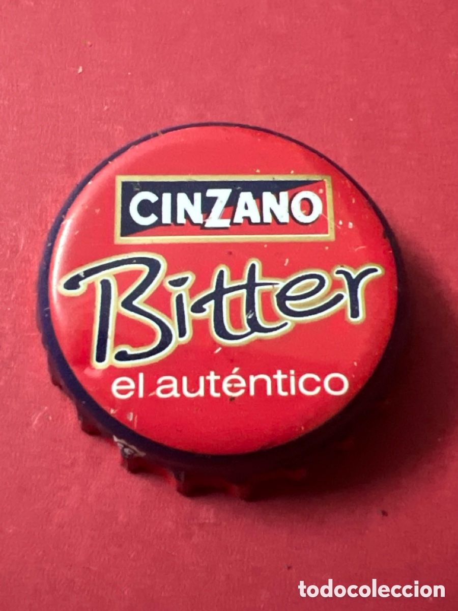 Otras Botellas y Bebidas Antiguas de colecci&oacute;n: T4/X23/B4. CHAPA TAPON CORONA - BITTER CINZANO ( el autentico )