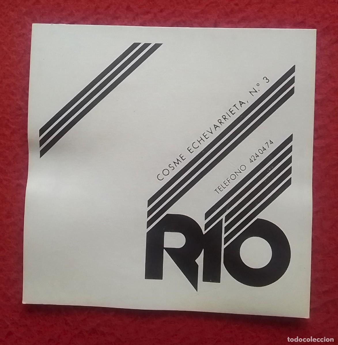 Otras Botellas y Bebidas Antiguas de colecci&oacute;n: ANTIGUO POSAVASOS OLD COASTER MAT R&Iacute;O ? COSME ECHEVARRIETA..&iquest; BILBAO ? VER FOTOS Y DESCRIPCI&Oacute;N...
