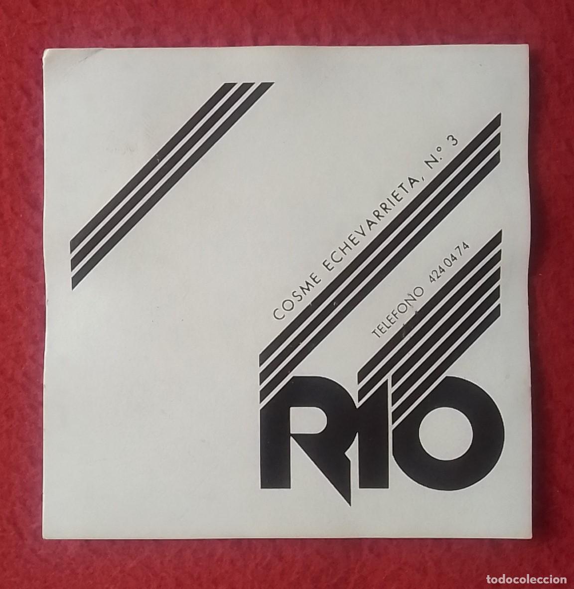 Otras Botellas y Bebidas Antiguas de colecci&oacute;n: ANTIGUO POSAVASOS OLD COASTER MAT R&Iacute;O ? COSME ECHEVARRIETA..&iquest; BILBAO ? VER FOTOS Y DESCRIPCI&Oacute;N...