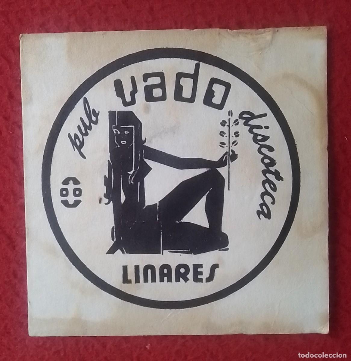 Otras Botellas y Bebidas Antiguas de colecci&oacute;n: ANTIGUO POSAVASOS OLD COASTER MAT PUB DISCOTECA VADO LINARES JA&Eacute;N..VER FOTOS Y DESCRIPCI&Oacute;N...