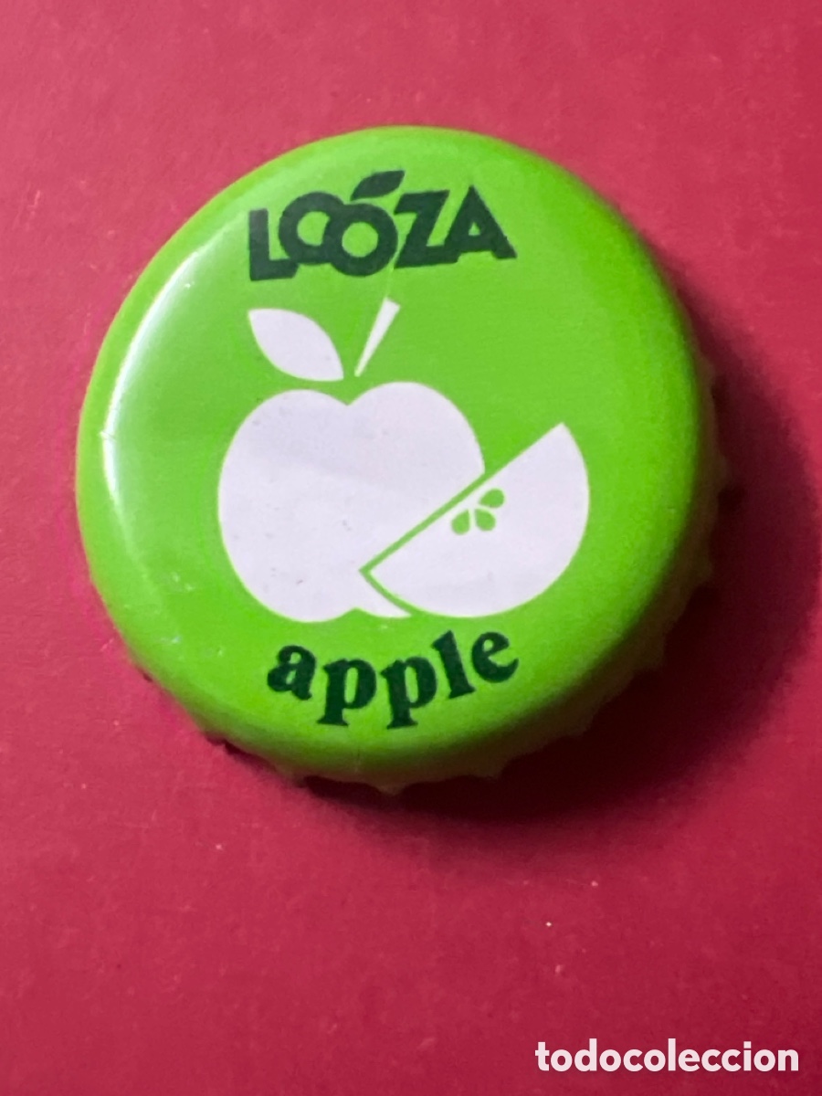 Otras Botellas y Bebidas Antiguas de colecci&oacute;n: T4/X39/E6. Chapa Zumos Looza Manzana