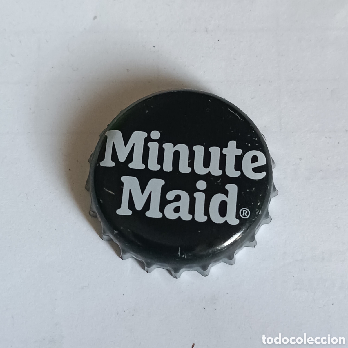 Otras Botellas y Bebidas Antiguas de colecci&oacute;n: Chapa zumo minute maid