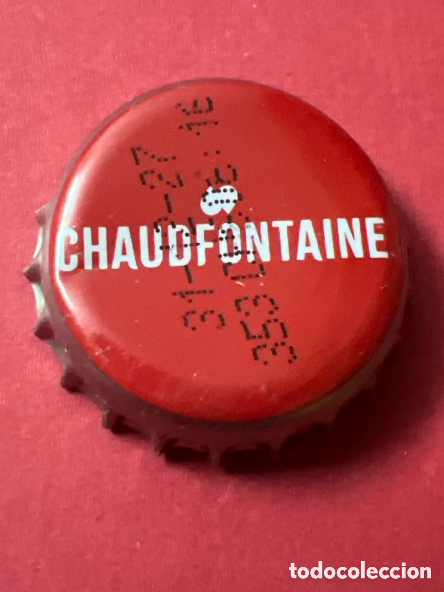 Otras Botellas y Bebidas Antiguas de colecci&oacute;n: T4/X34/N1. CHAPA AGUA - B&Eacute;LGICA - Chaudfontaine