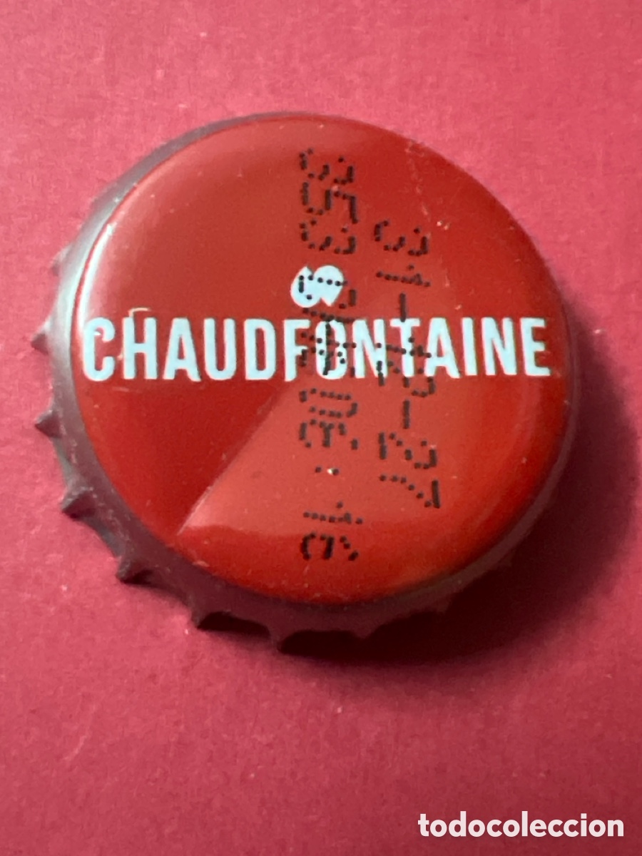 Otras Botellas y Bebidas Antiguas de colecci&oacute;n: T4/X34/N4. CHAPA AGUA - B&Eacute;LGICA - Chaudfontaine