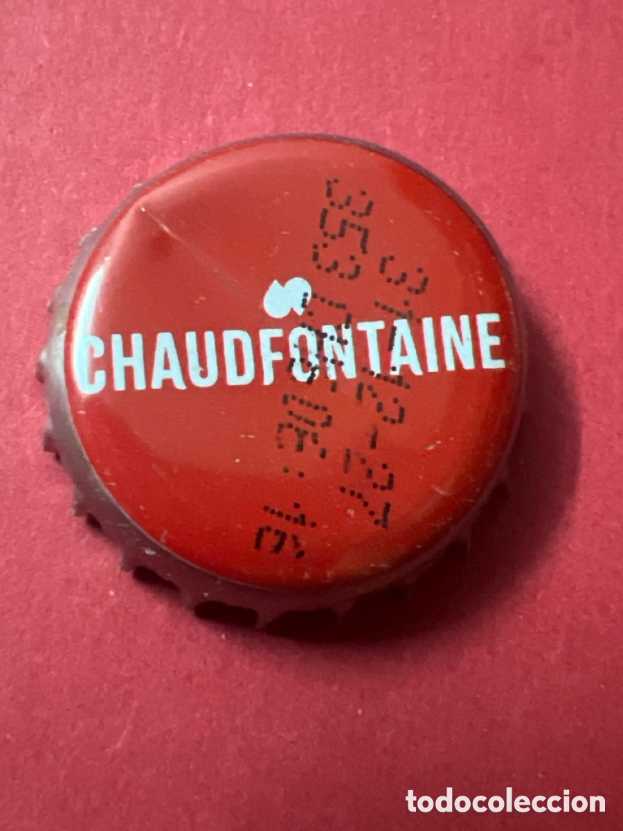 Otras Botellas y Bebidas Antiguas de colecci&oacute;n: T4/X34/N6. CHAPA AGUA - B&Eacute;LGICA - Chaudfontaine