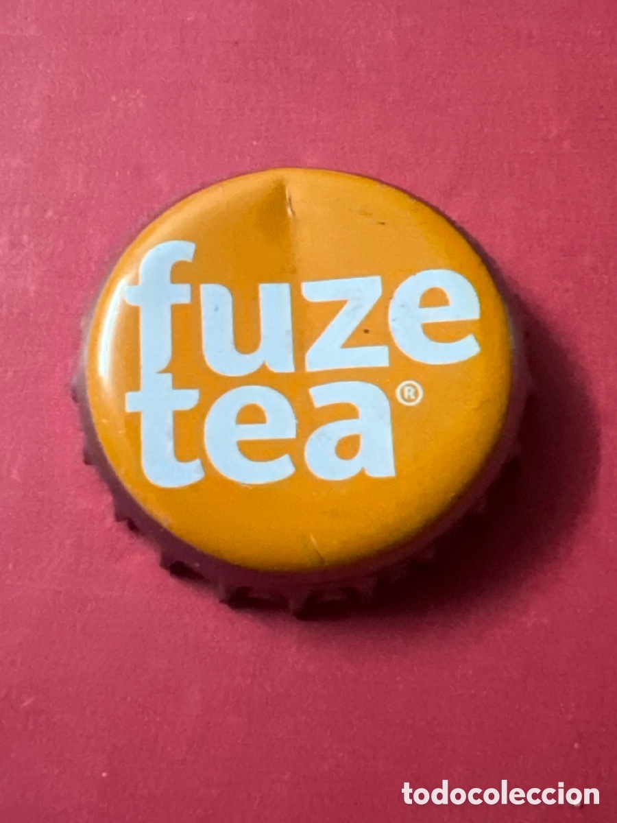 Otras Botellas y Bebidas Antiguas de colecci&oacute;n: T4/X34/O6. CHAPA SODA REFRESCO - FUZE TEA - PAISES BAJOS