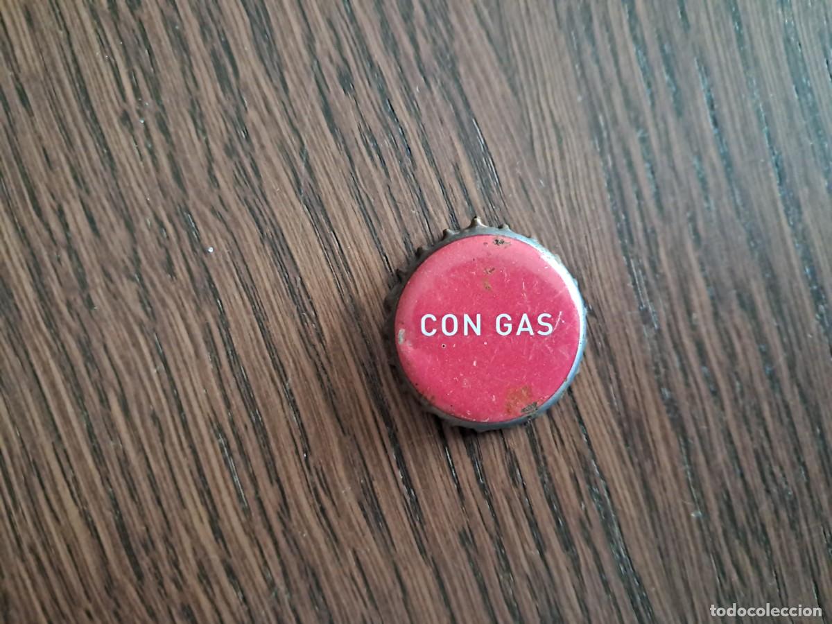 Otras Botellas y Bebidas Antiguas de colecci&oacute;n: CHAPA TAP&Oacute;N CORONA DE AGUA FONT MAJOR, CON GAS.