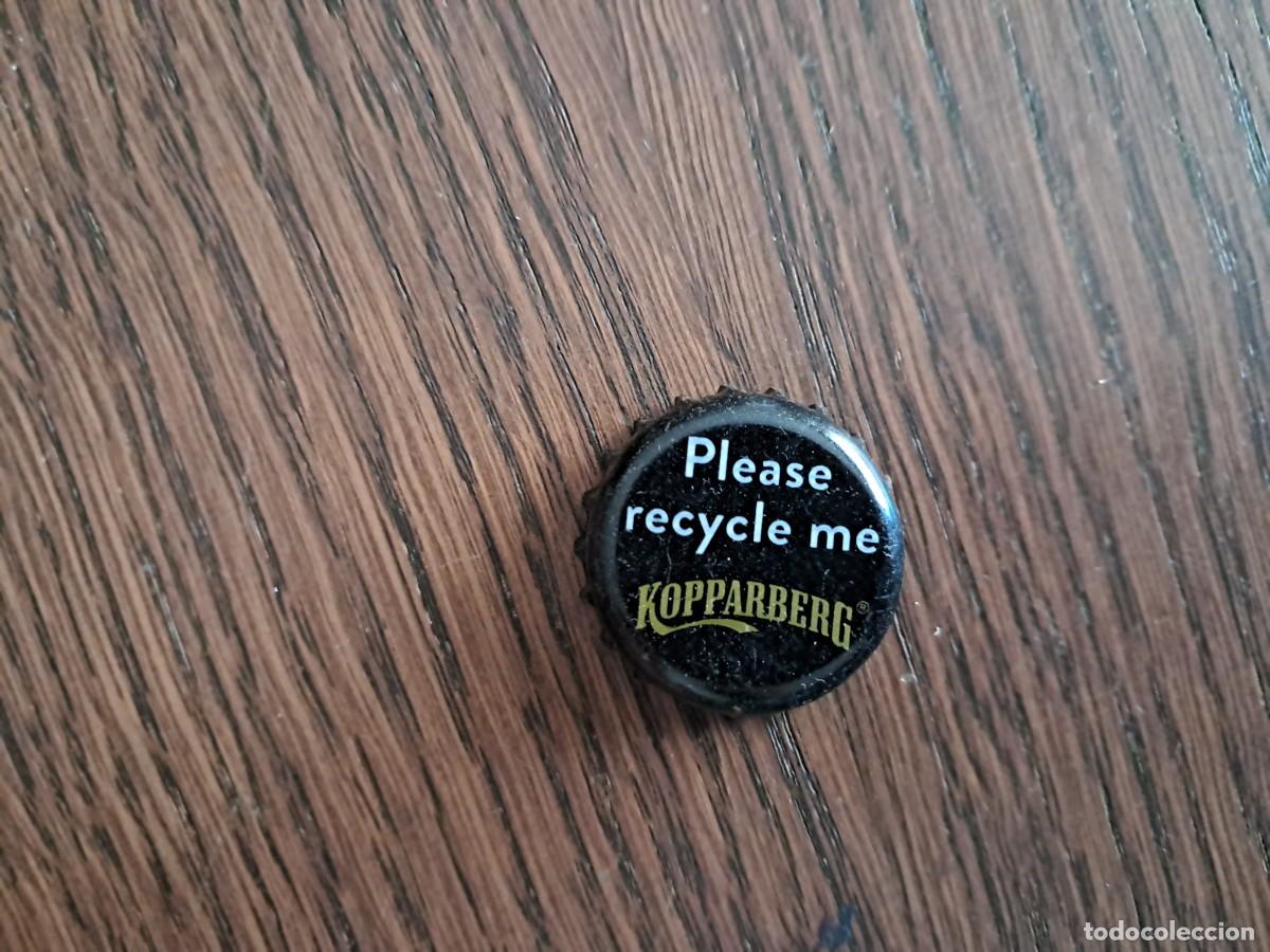 Otras Botellas y Bebidas Antiguas de colecci&oacute;n: chapa tap&oacute;n corona de sidra, Kopparberg.
