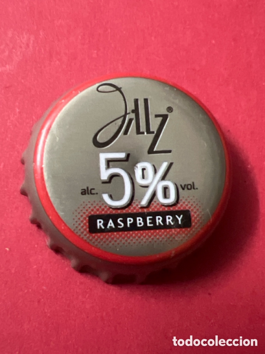 Otras Botellas y Bebidas Antiguas de colecci&oacute;n: T4/X33/C5. CHAPA SIDRA - PA&Iacute;SES BAJOS - Jillz Raspberry alc. 5% vol.