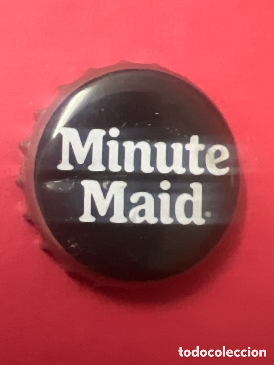 Otras Botellas y Bebidas Antiguas de colecci&oacute;n: T4/X34/Q4. chapa tap&oacute;n corona de zumo de frutas, minute maid.