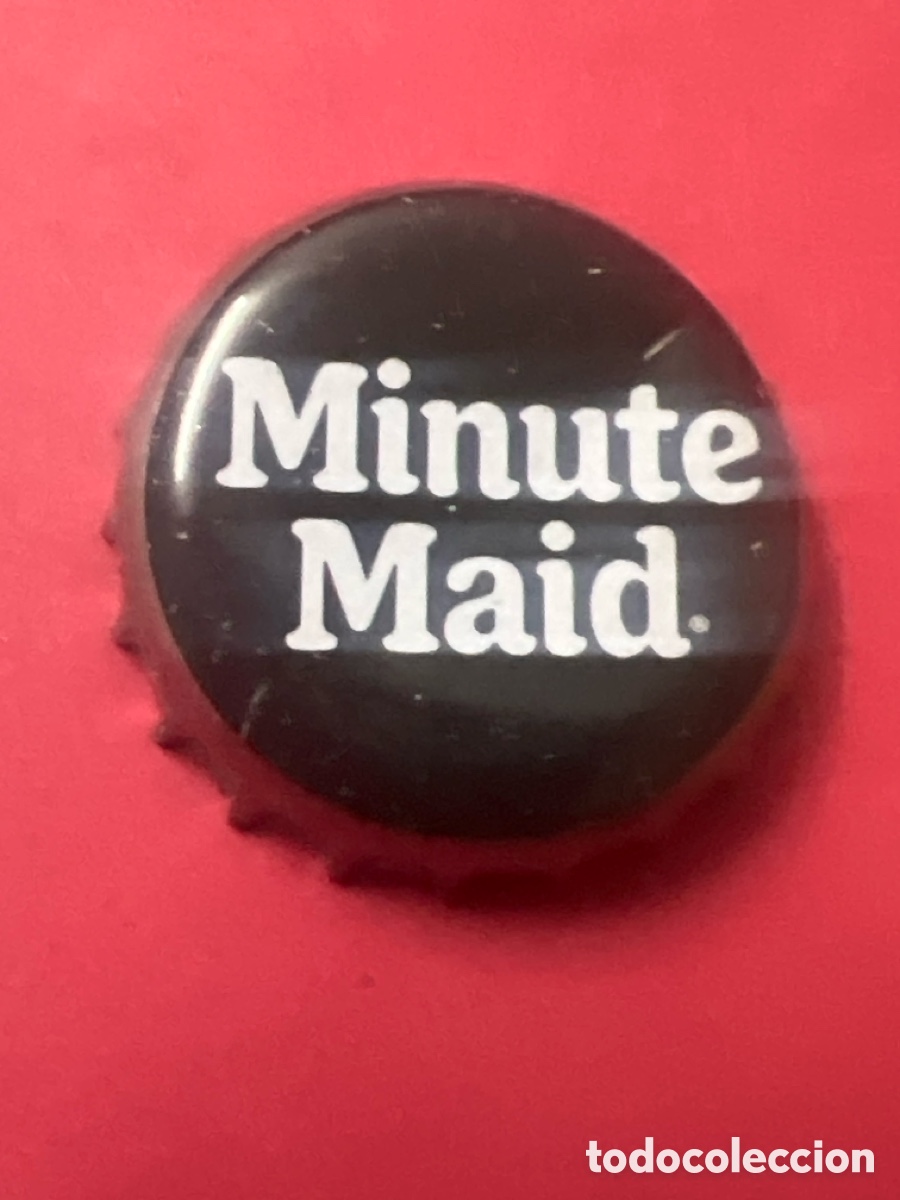 Otras Botellas y Bebidas Antiguas de colecci&oacute;n: T4/34/Q5. chapa tap&oacute;n corona de zumo de frutas, minute maid.