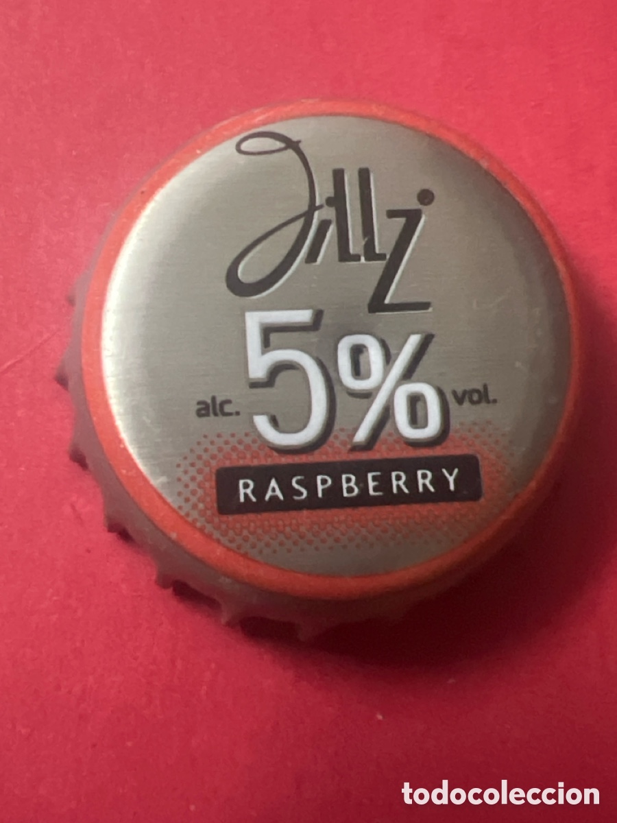 Otras Botellas y Bebidas Antiguas de colecci&oacute;n: T4/X35/M2. CHAPA SIDRA - PA&Iacute;SES BAJOS - Jillz Raspberry alc. 5% vol.