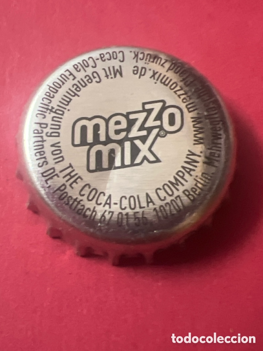 Otras Botellas y Bebidas Antiguas de colecci&oacute;n: T4/X32/E6. Chapa Bebida Mezzo Mix