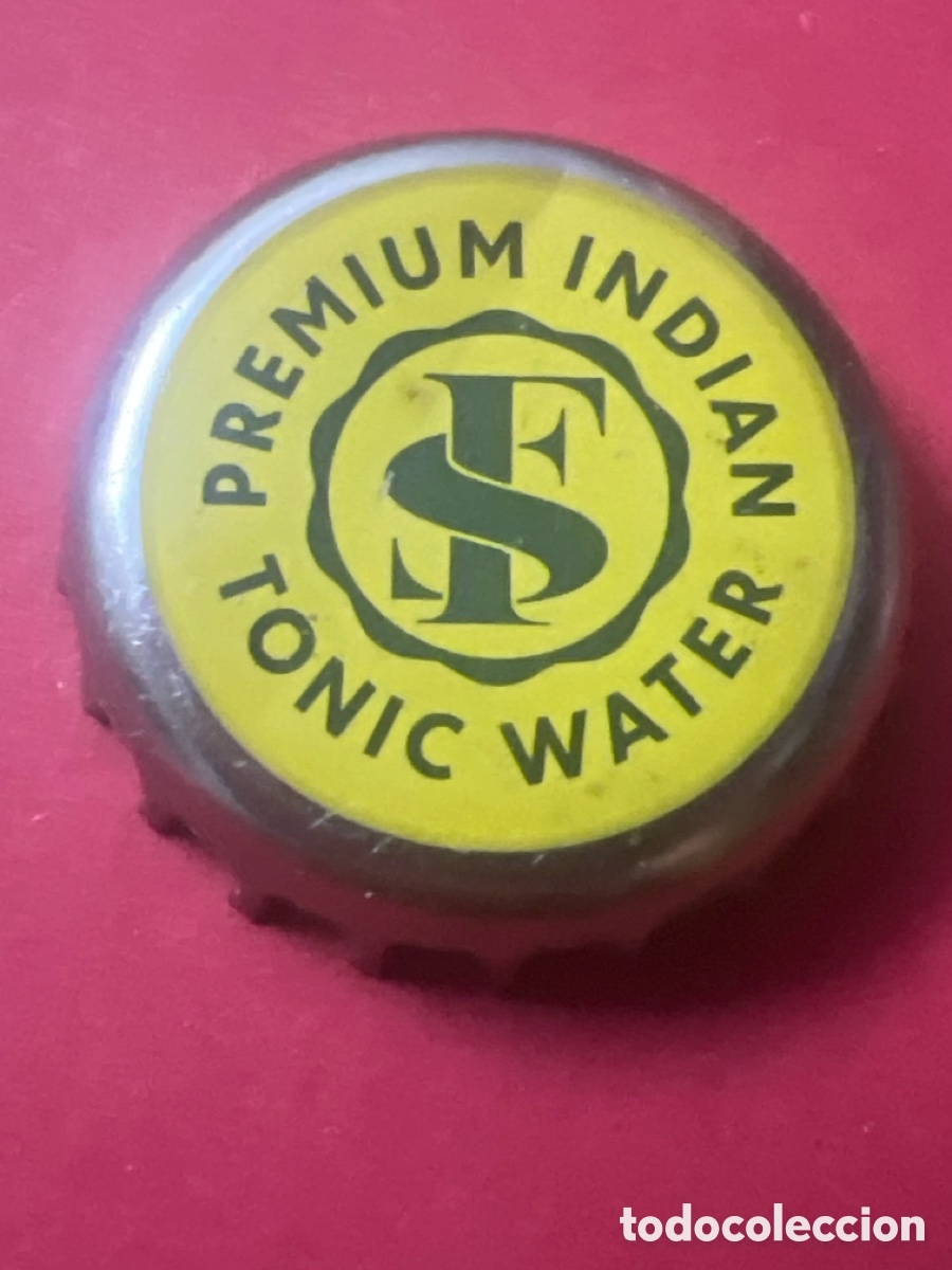 Otras Botellas y Bebidas Antiguas de colecci&oacute;n: T4X32/F2. CHAPA REFRESCO - FS Premium Indian Tonic Water