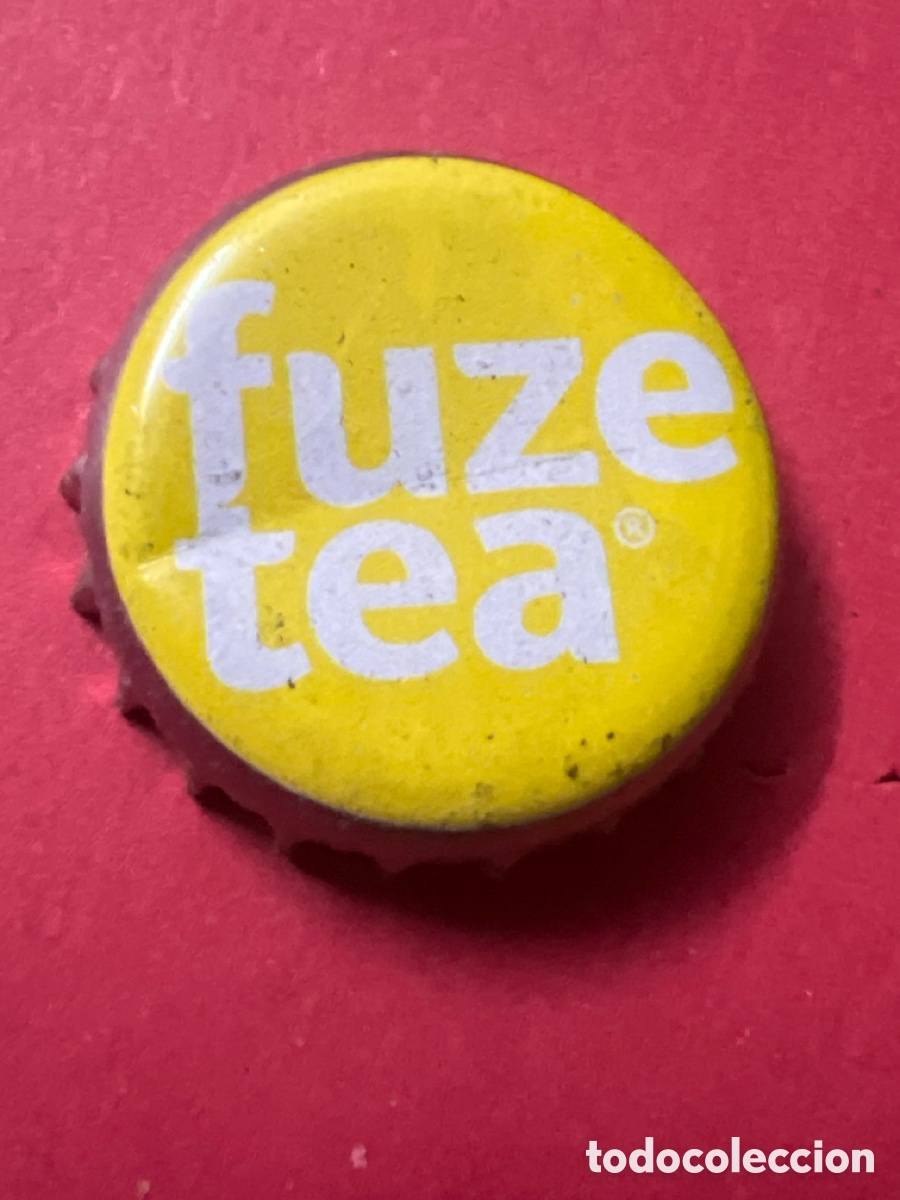 Otras Botellas y Bebidas Antiguas de colecci&oacute;n: T4/X33/M6. CHAPA SODA REFRESCO - FUZE TEA - PAISES BAJOS