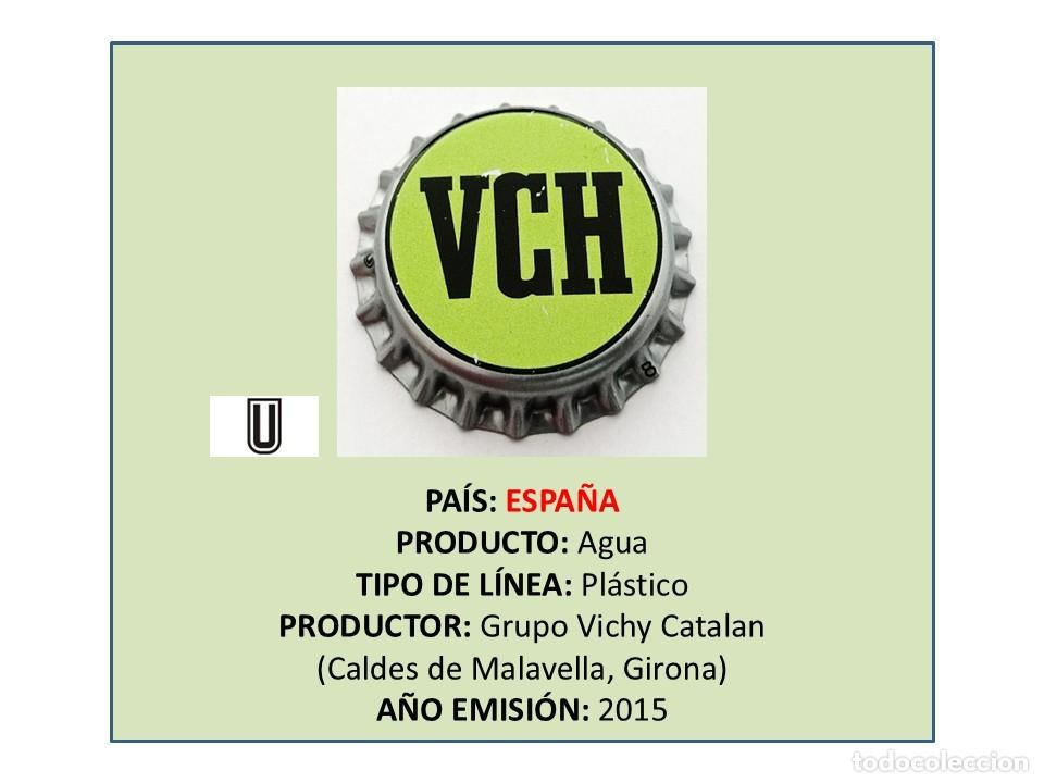 Otras Botellas y Bebidas Antiguas de colecci&oacute;n: TAPON CORONA CAPSULA CHAPA AGUA VICHY CATALAN A LA LIMA-LIM&Oacute;N (ESPA&Ntilde;A)