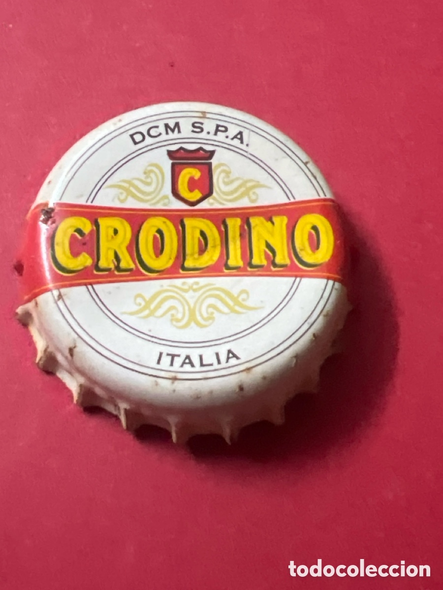 Otras Botellas y Bebidas Antiguas de colecci&oacute;n: T4/X50/B3. CHAPA SODA/ REFRESCO - Crodino Rosso DCM S.P.A. Italia