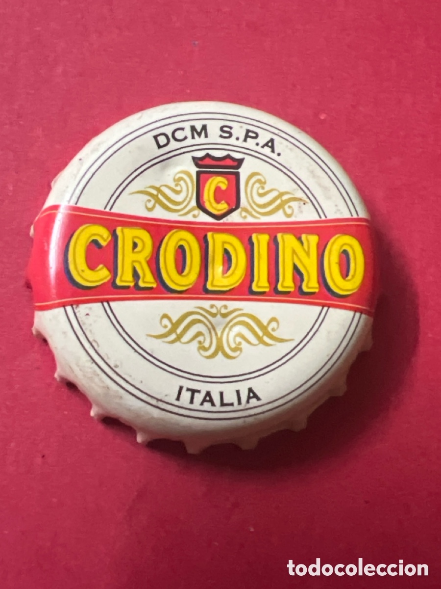 Otras Botellas y Bebidas Antiguas de colecci&oacute;n: T4/X50/E5. CHAPA SODA/ REFRESCO - Crodino Rosso DCM S.P.A. Italia